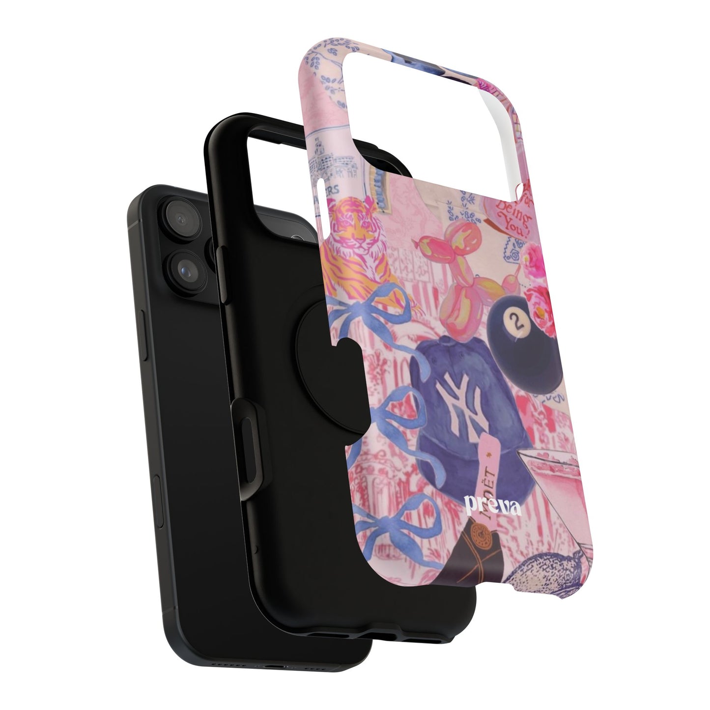 Retro 8 Ball Collage Phone Case