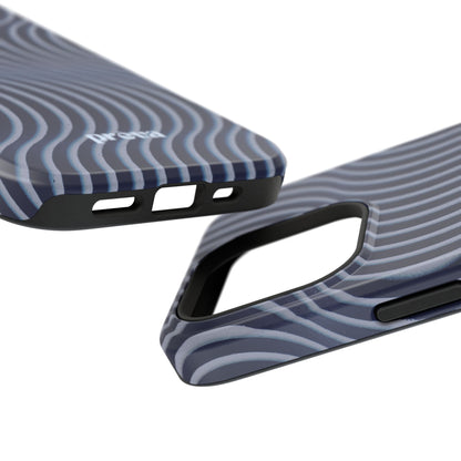 Wavy Navy Phone Case