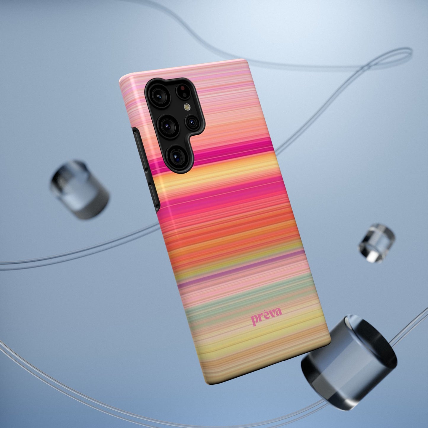 Pastel Stripe Rays Phone Case