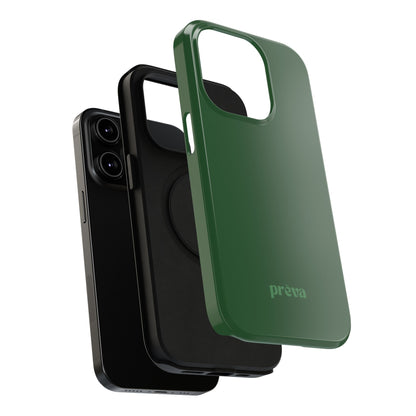 Impact-Resistant Phone Case — Forest Green Slim Armor