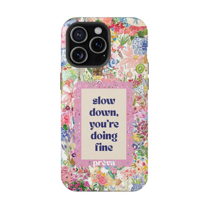 Slow Down Flowers x notsoken Phone Case