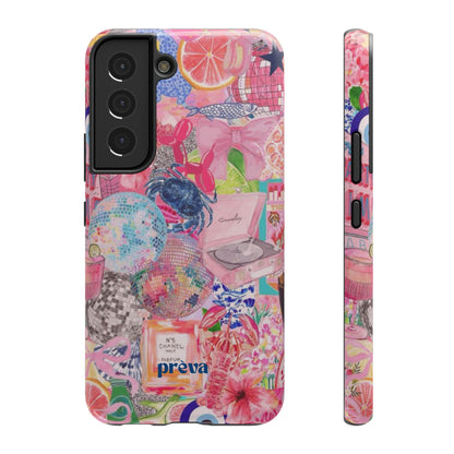 Floral & Pink Collage Phone Case