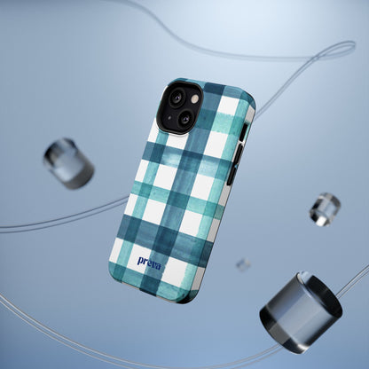 Teal Plaid Phone Case