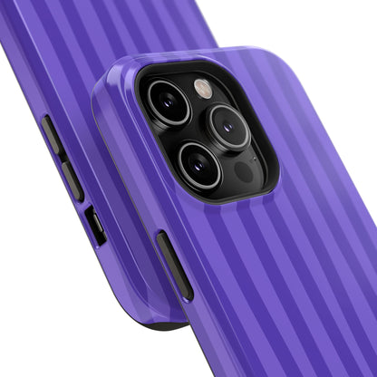 Dark Purple Stripes Phone Case