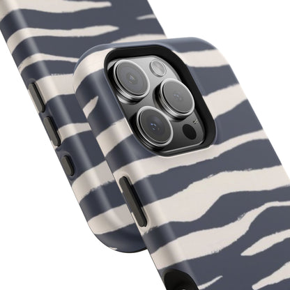 Navy & Cream Zebra Phone Case