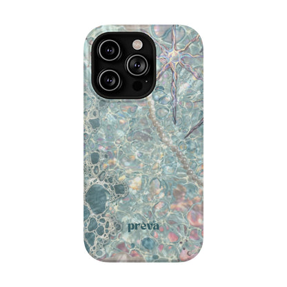 Marbled Seafoam Impact-Resistant Phone Case