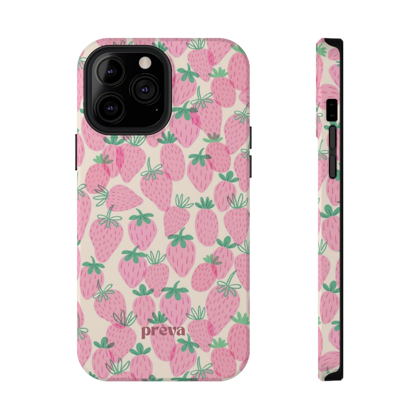 Pink Strawberry Phone Case