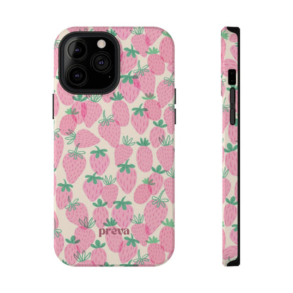Pink Strawberry Phone Case