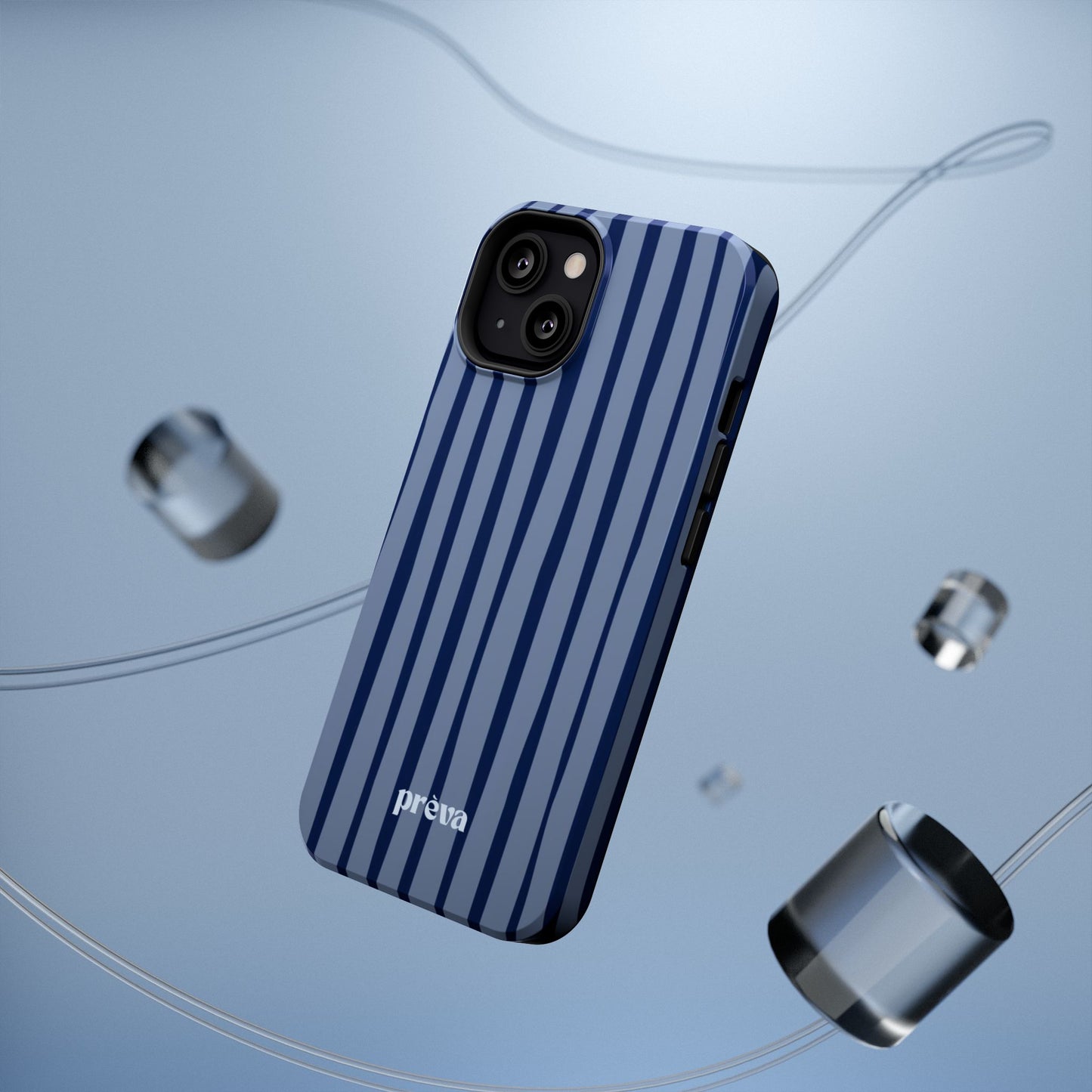 Navy Stripe Phone Case
