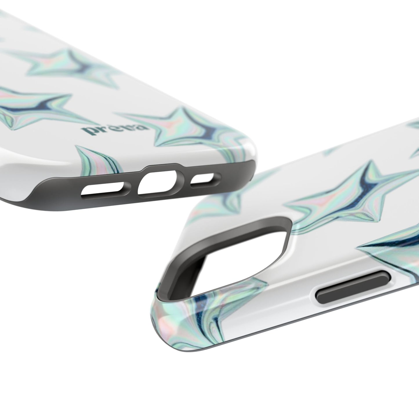 White Starburst Phone Case