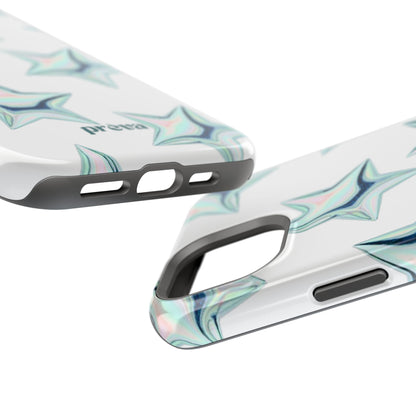 White Starburst Phone Case