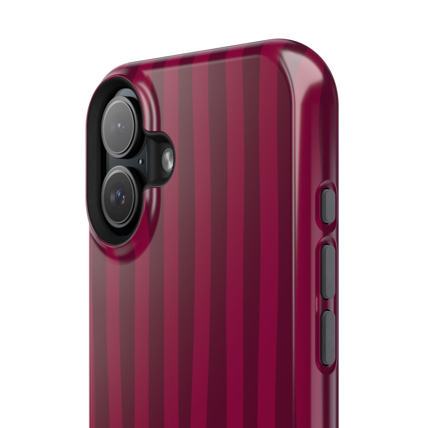 Burgandy Stripes x Ava Dudderar Phone Case