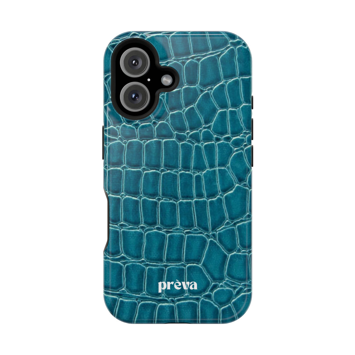 Teal Croc Phone Case