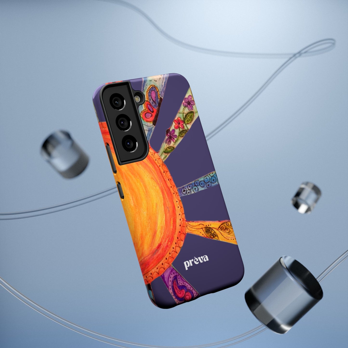 Purple Cancun Sun Phone Case