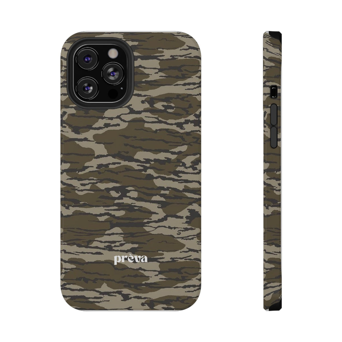 Camo Impact-Resistant Phone Case — Military Green Rugged Protection