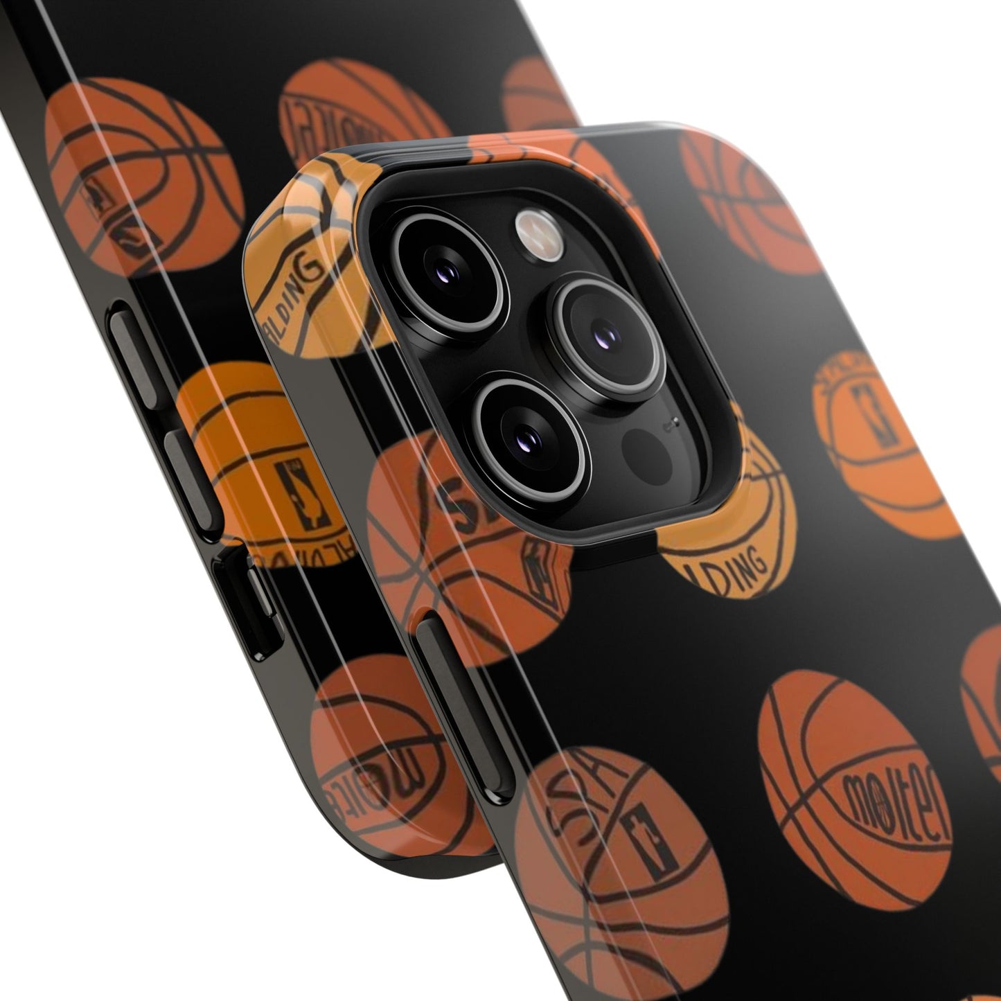 Black Basketball Phone Case