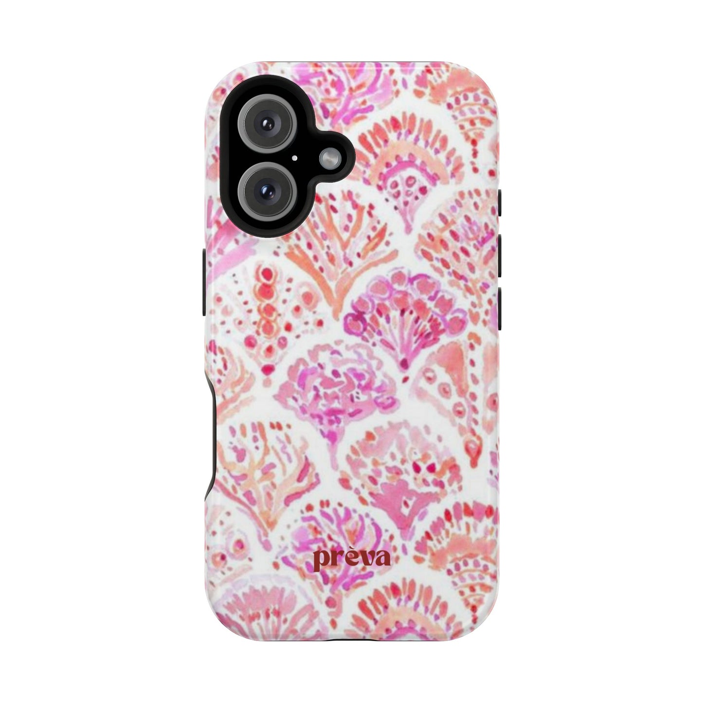 Pink Shell Watercolor Phone Case
