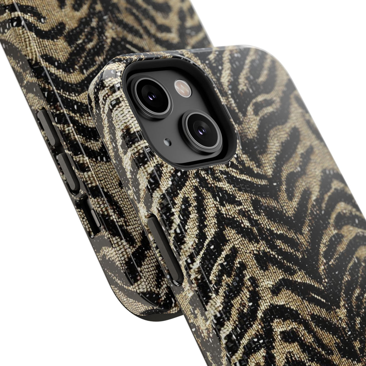 Phone Case — Impact‑Resistant Tiger Print Rug Texture