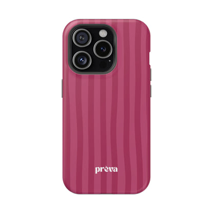 Magenta Stripes Phone Case