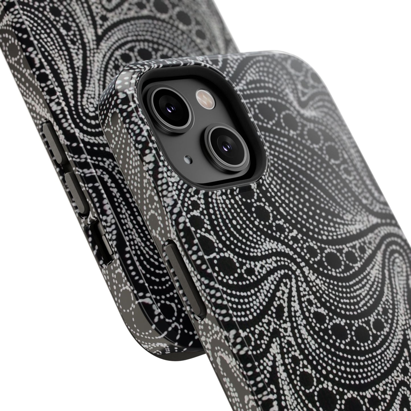 Abstract Midnight Lace Phone Case
