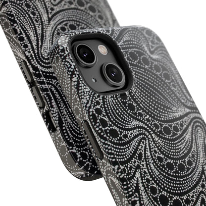 Abstract Midnight Lace Phone Case