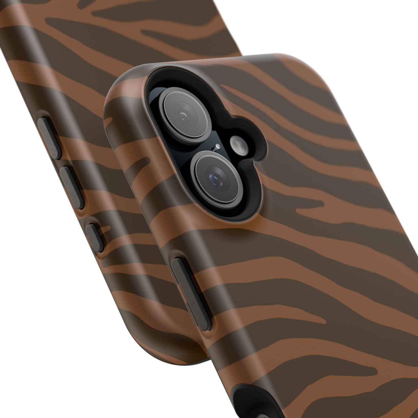 Brown Tiger Stripe Phone Case