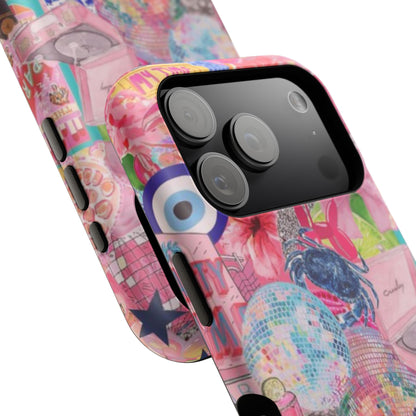 Floral & Pink Collage Phone Case