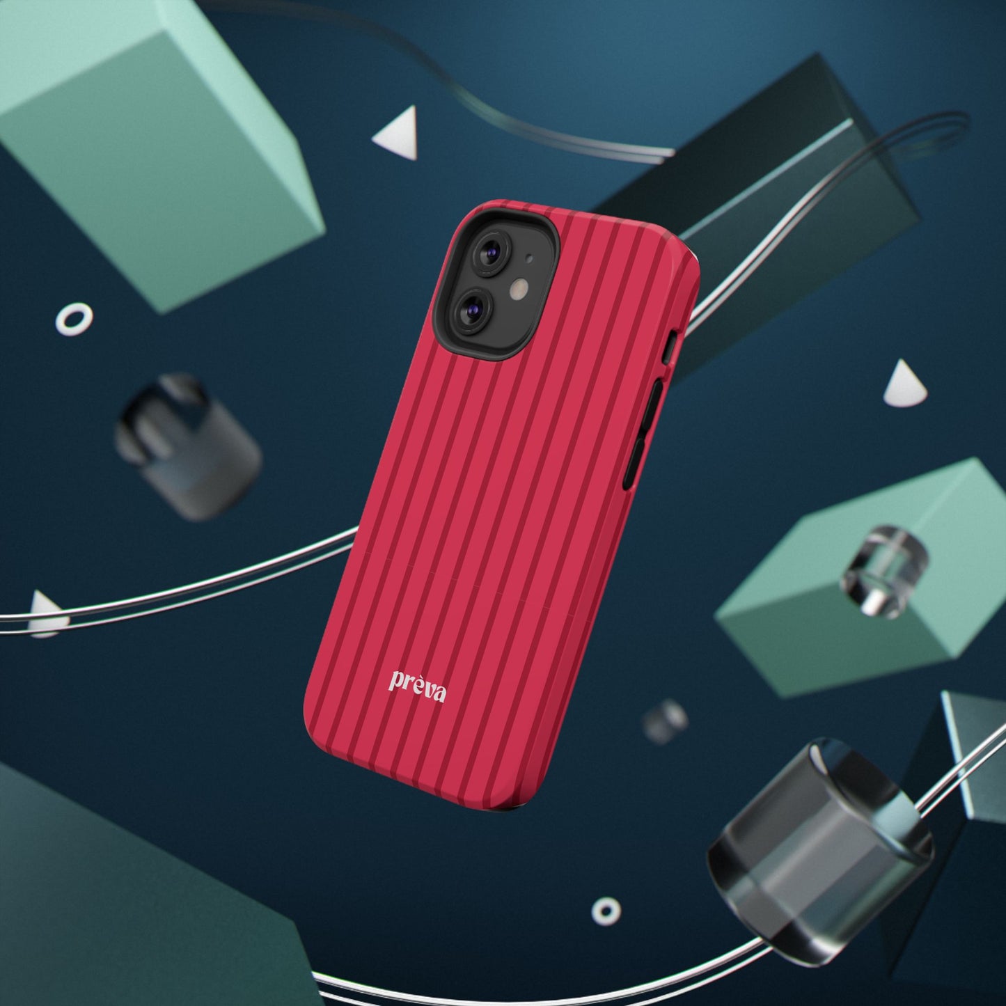 Pinky Red Stripes Phone Case