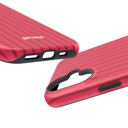 Pinky Red Stripes Phone Case