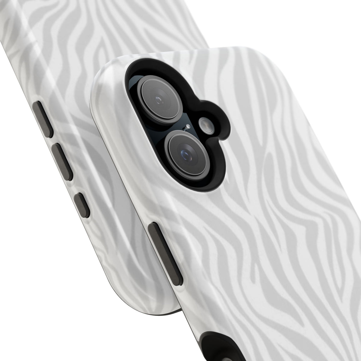 Zebra White Wave Phone Case