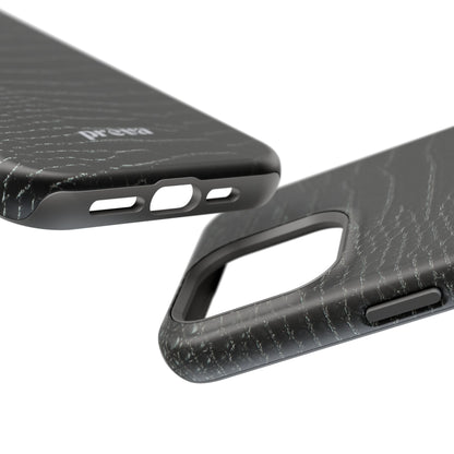 Black Croc Phone Case