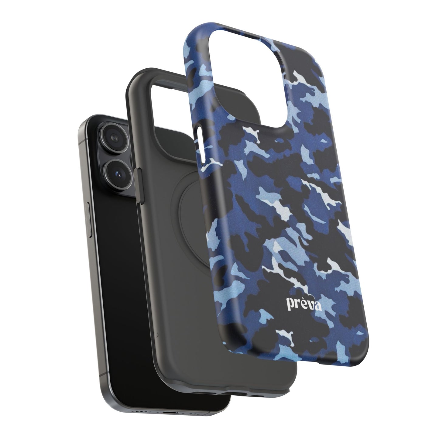 Blue Camo Phone Case