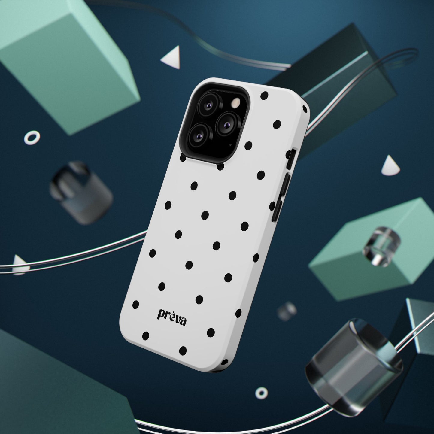 B&W polka dots Phone Case