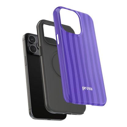 Dark Purple Stripes Phone Case