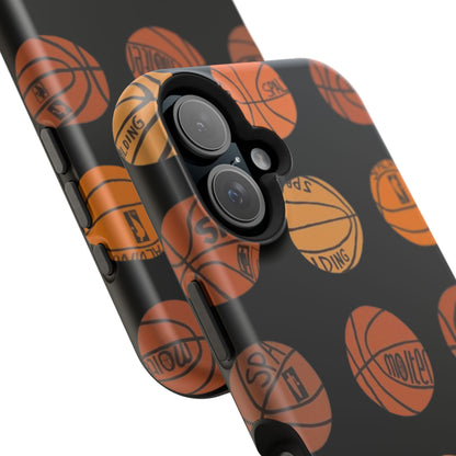 Black Basketball Phone Case