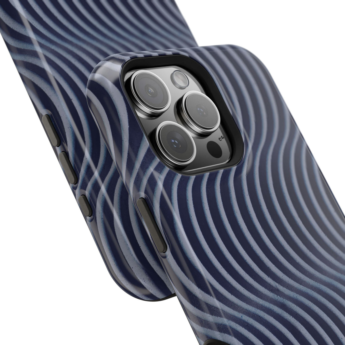 Wavy Navy Phone Case