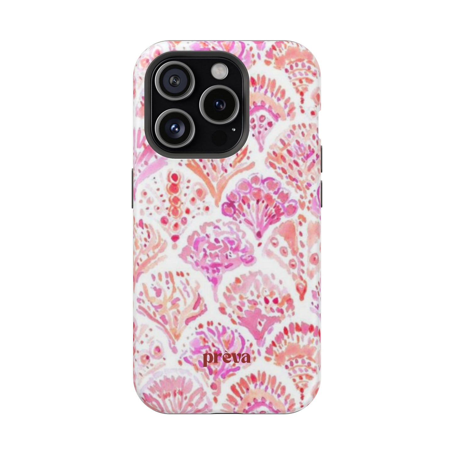 Pink Shell Watercolor Phone Case