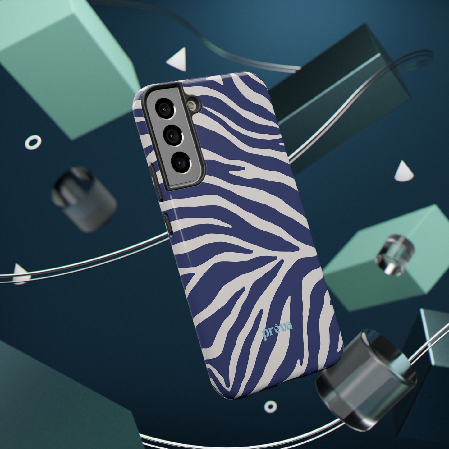 Blue Zebra Phone Case