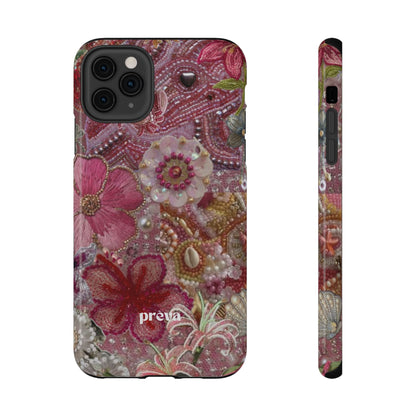 Floral Embroidery Phone Case
