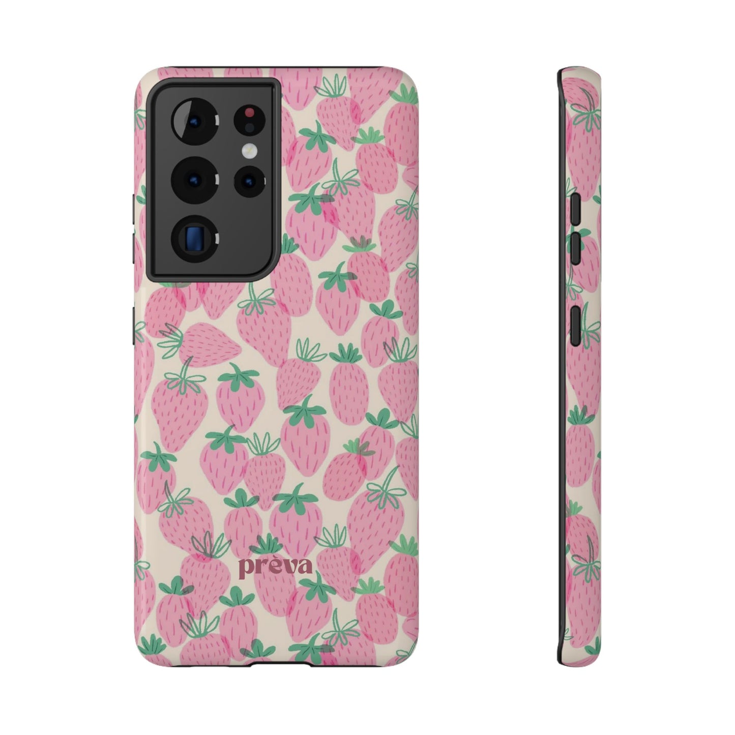 Pink Strawberry Phone Case