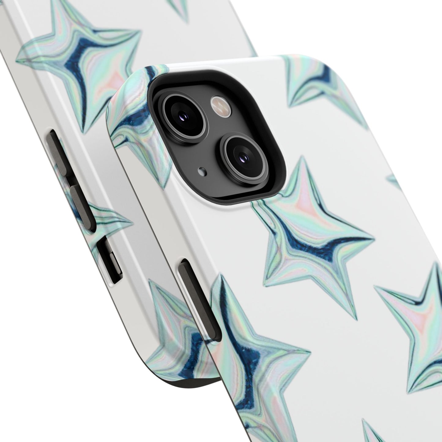 White Starburst Phone Case