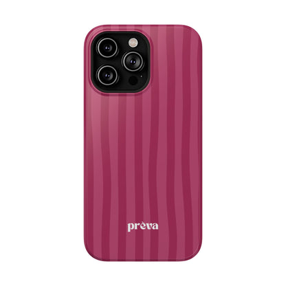 Magenta Stripes Phone Case