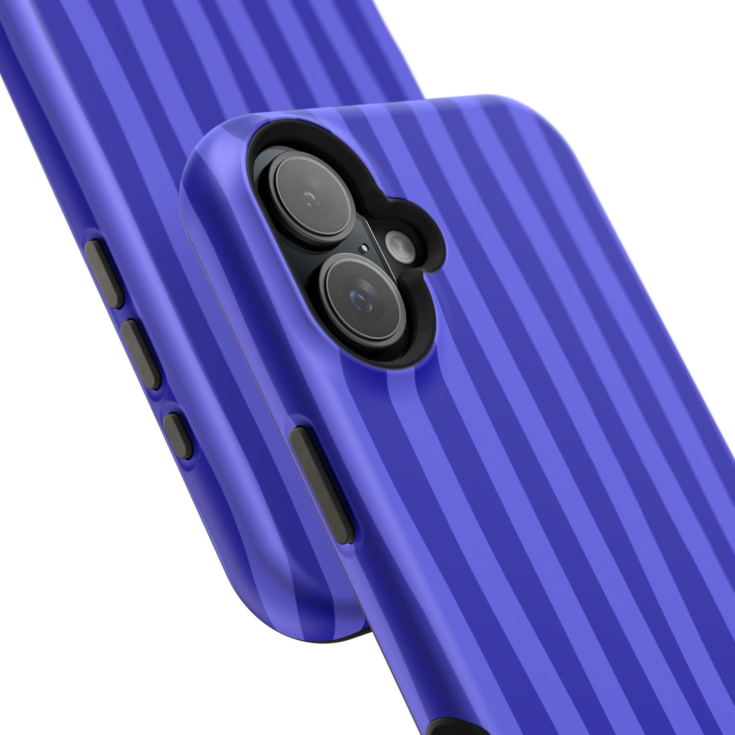 Neon Blue Stripes Phone Case