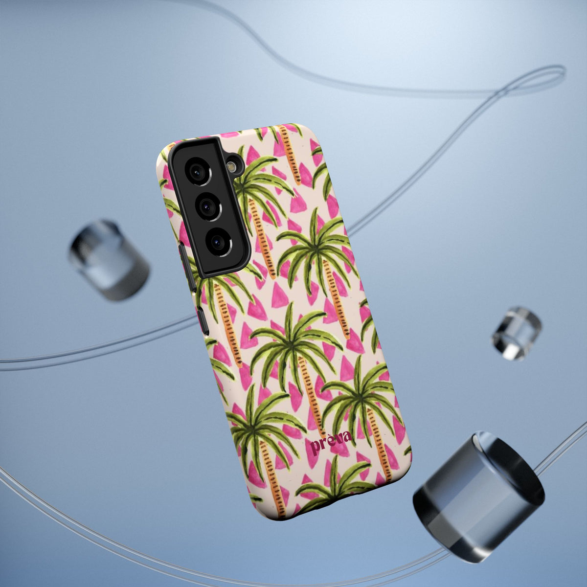 Phone Case — Pink Palm Tree Impact-Resistant Protector