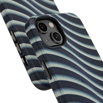 Navy Waves Phone Case