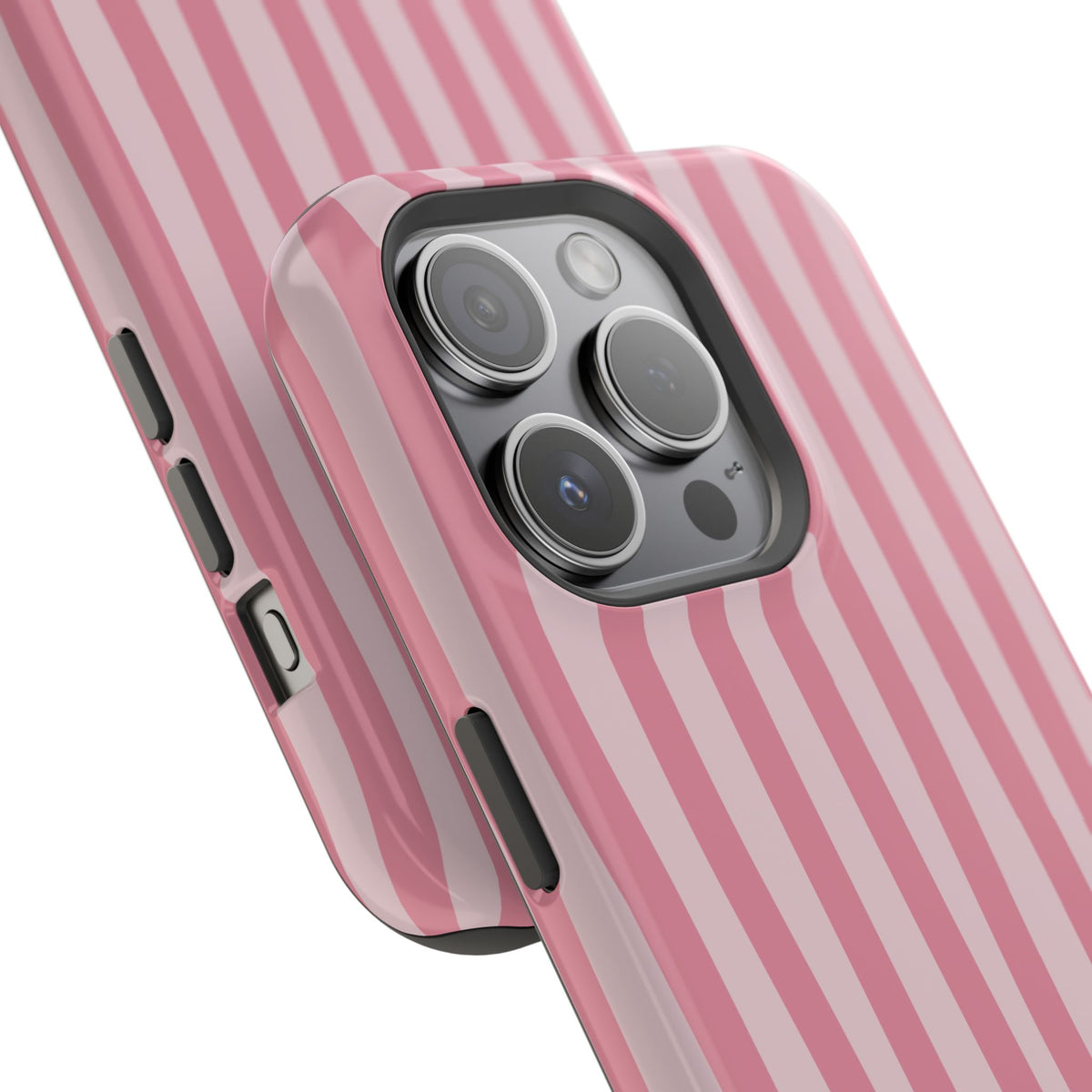 Pink Striped Phone Case