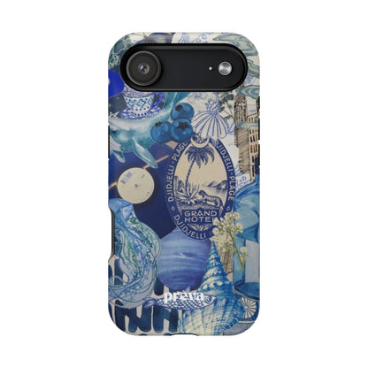 Blue Night Collage Phone Case