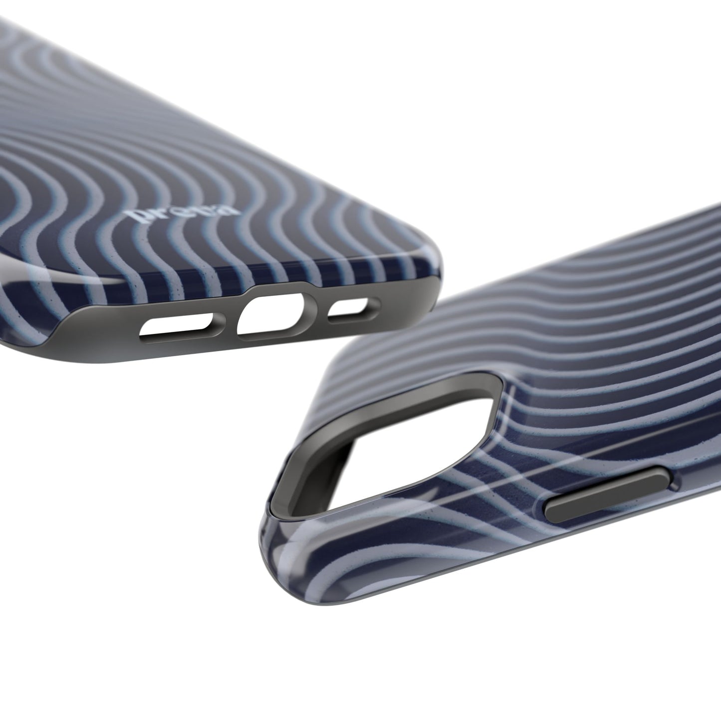 Wavy Navy Phone Case
