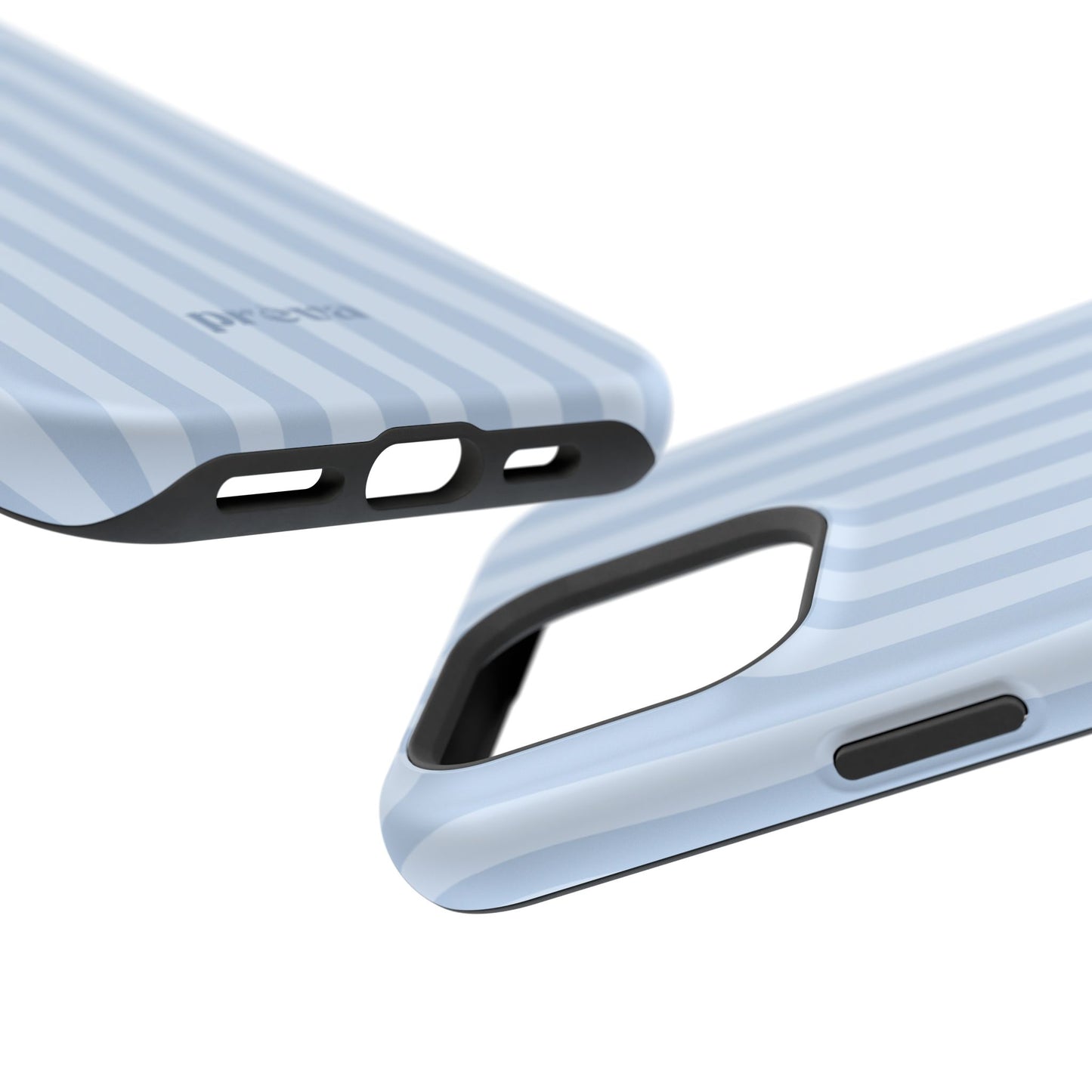 Pastel Blue Stripes Phone Case