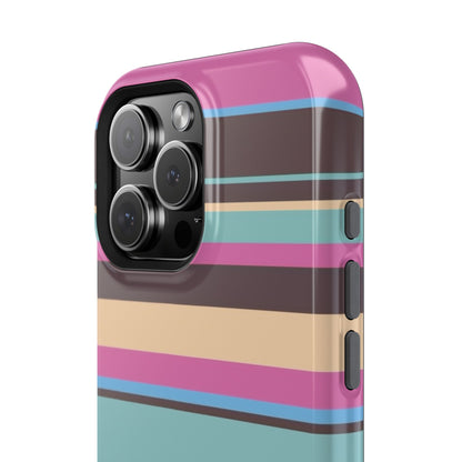Cocoa Palm Stripes Phone Case